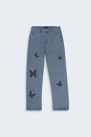 Relaxed Straight Fit Jeans