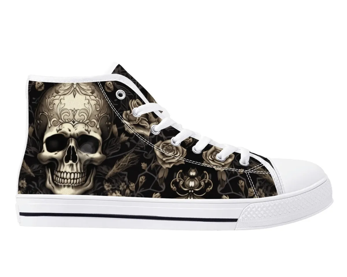 Rustic Skull High Tops