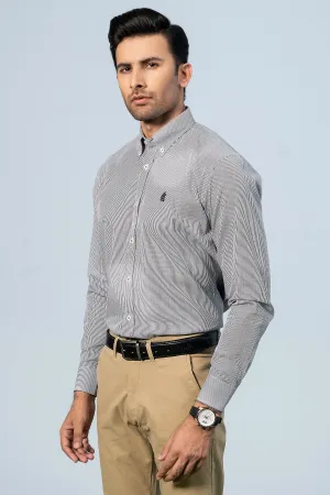 SEMI FORMAL SHIRTS GREY STRIPER