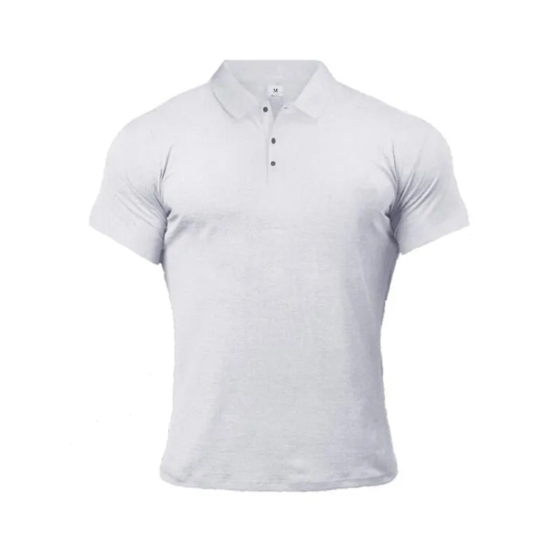 Short Sleeve Polo Workout T-Shirt