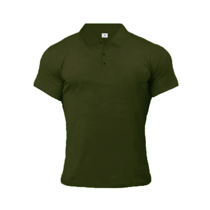 Short Sleeve Polo Workout T-Shirt
