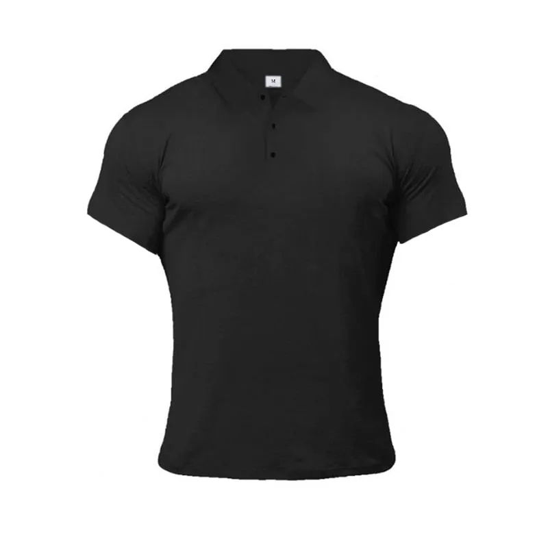 Short Sleeve Polo Workout T-Shirt
