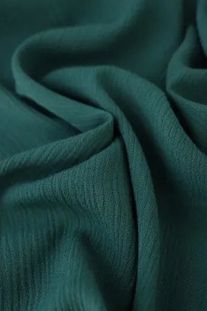 Spruce Green Rayon Crinkle