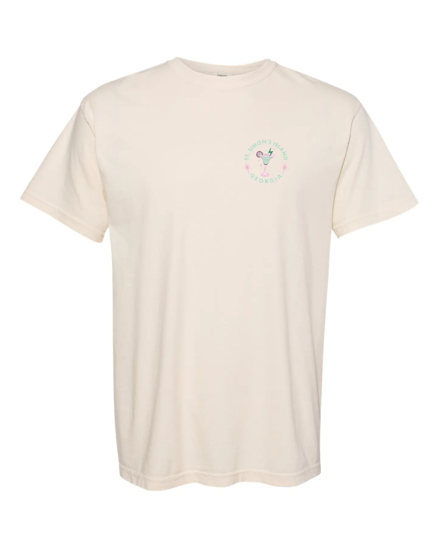 St. Simons Island Tanned and Tipsy Tee • Off White