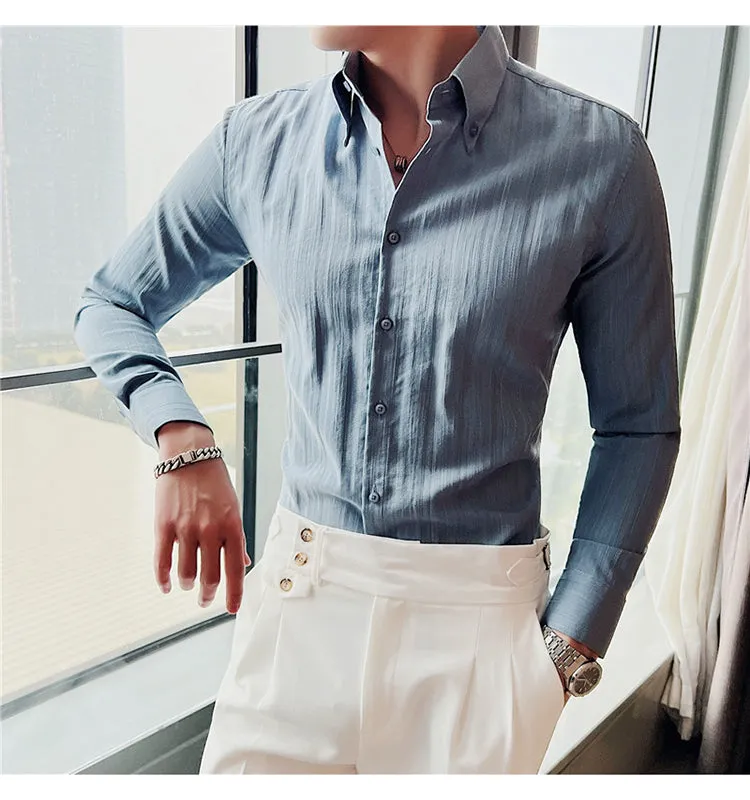 Striped Slim Fit Formal Shirt