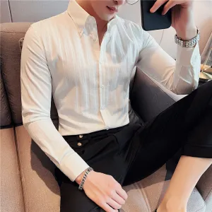 Striped Slim Fit Formal Shirt