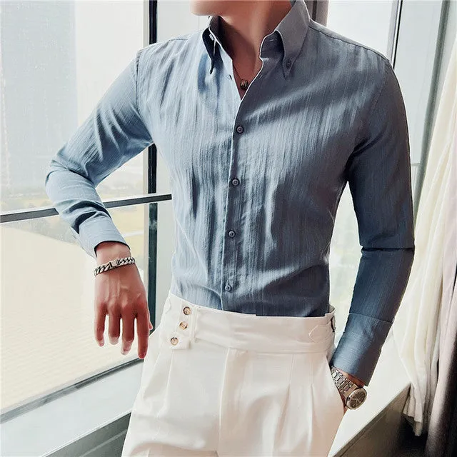Striped Slim Fit Formal Shirt