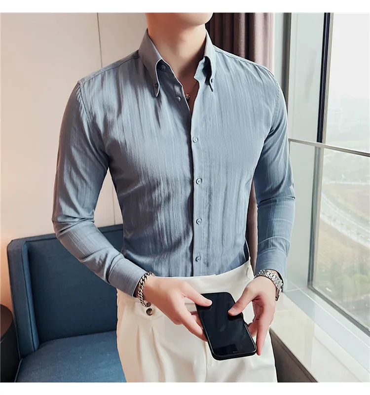 Striped Slim Fit Formal Shirt