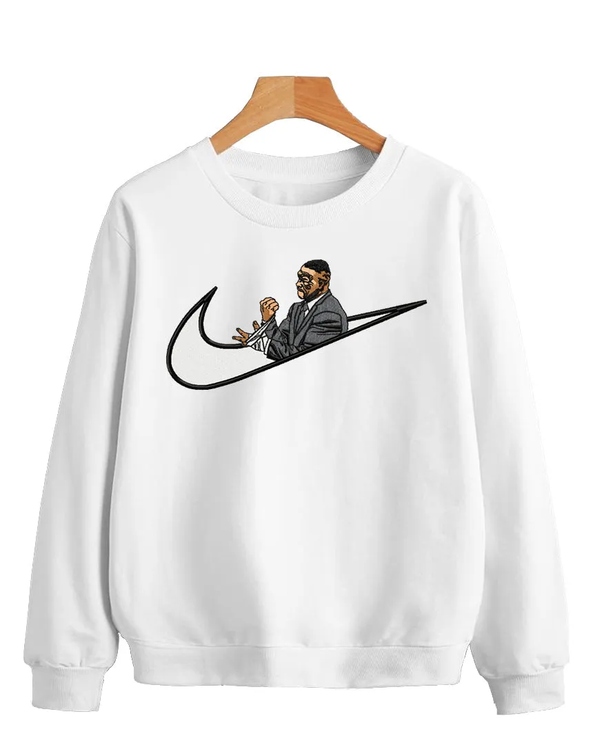 Sweatshirt Gym Mike Tyson White