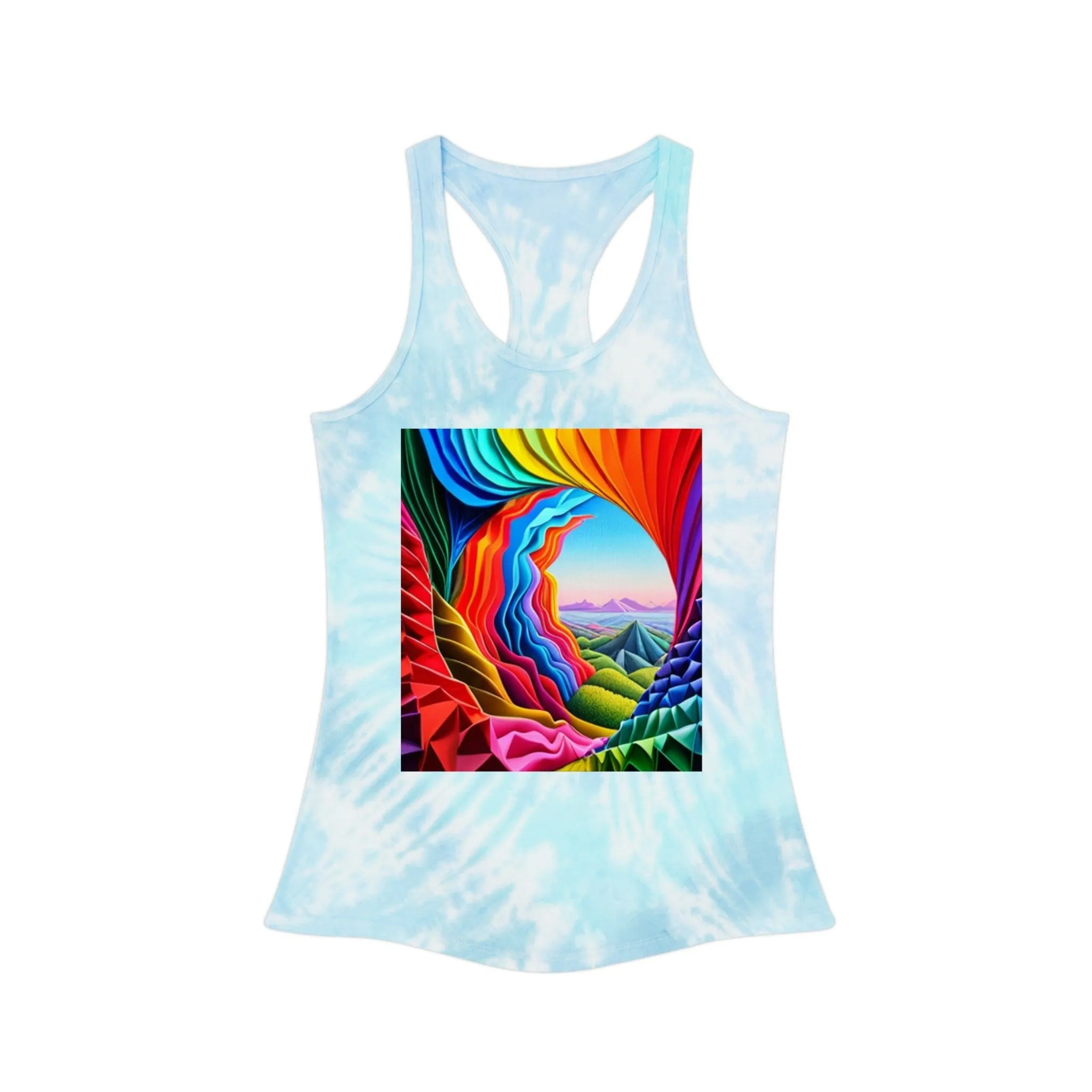 Thru The Always Tie Dye Racerback Tank Top
