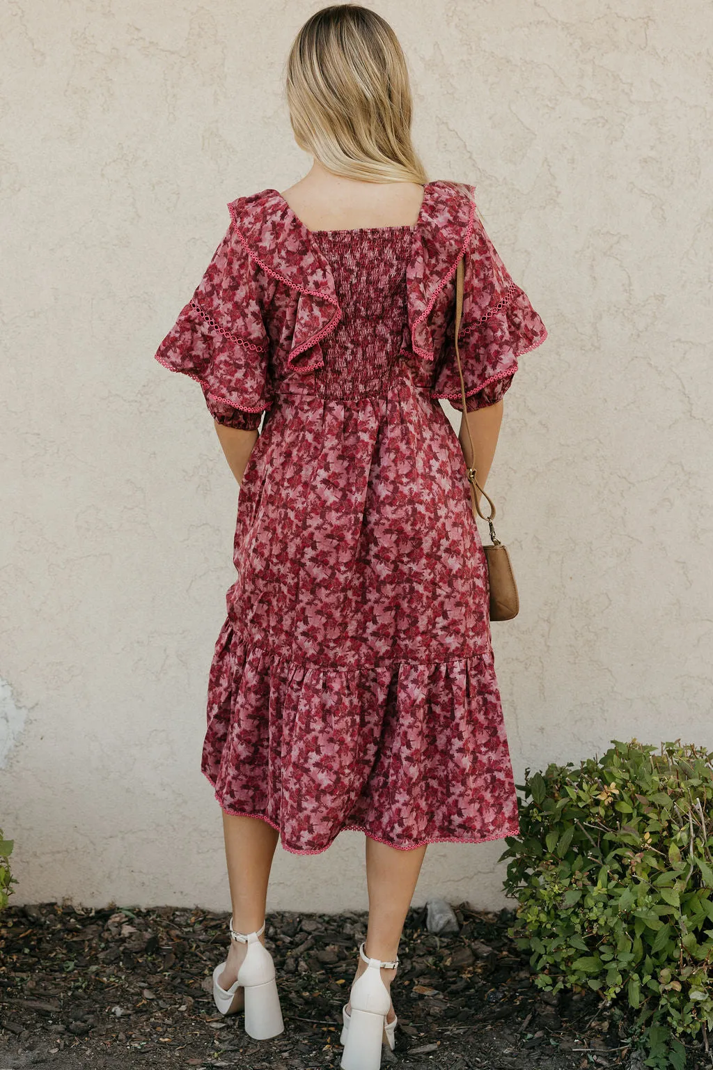 Viviana Dress-Berry Multi